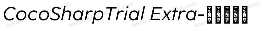 CocoSharpTrial Extra字体转换